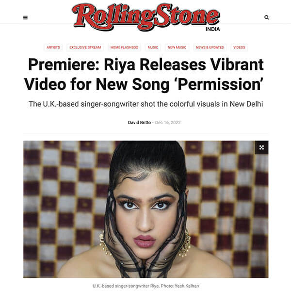 riya-featured-in-rolling-stone-india-for-the-premier-of-the-song-permission